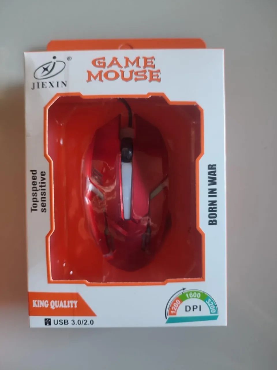 Mouse Gamer Com Fio 1600 DPI USB - Foto 4