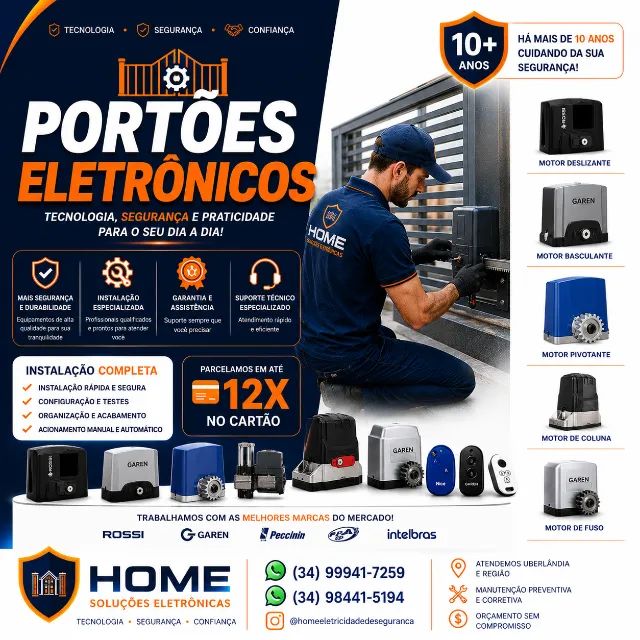 Motor de portão | Portão Eletrônico
