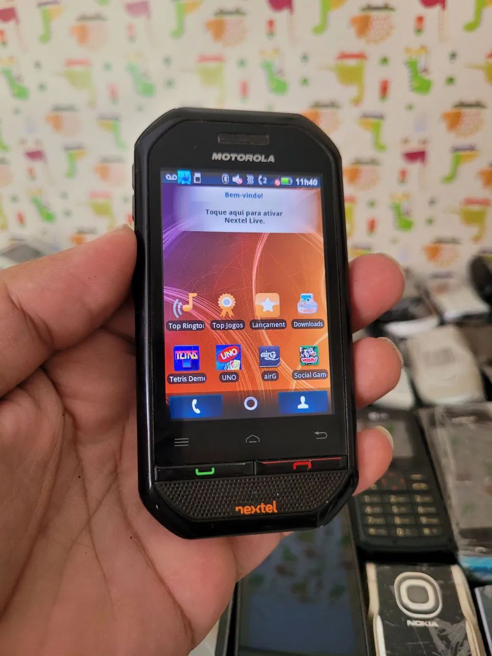 Motorola i867 Nextel Celular Antigo Colecionador 