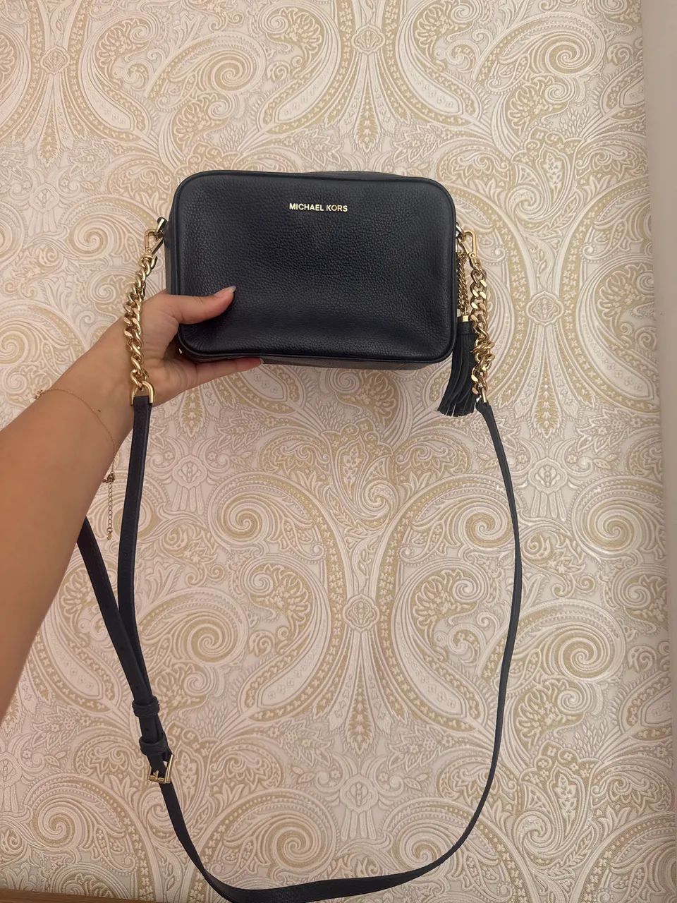 bolsa azul Michael kors