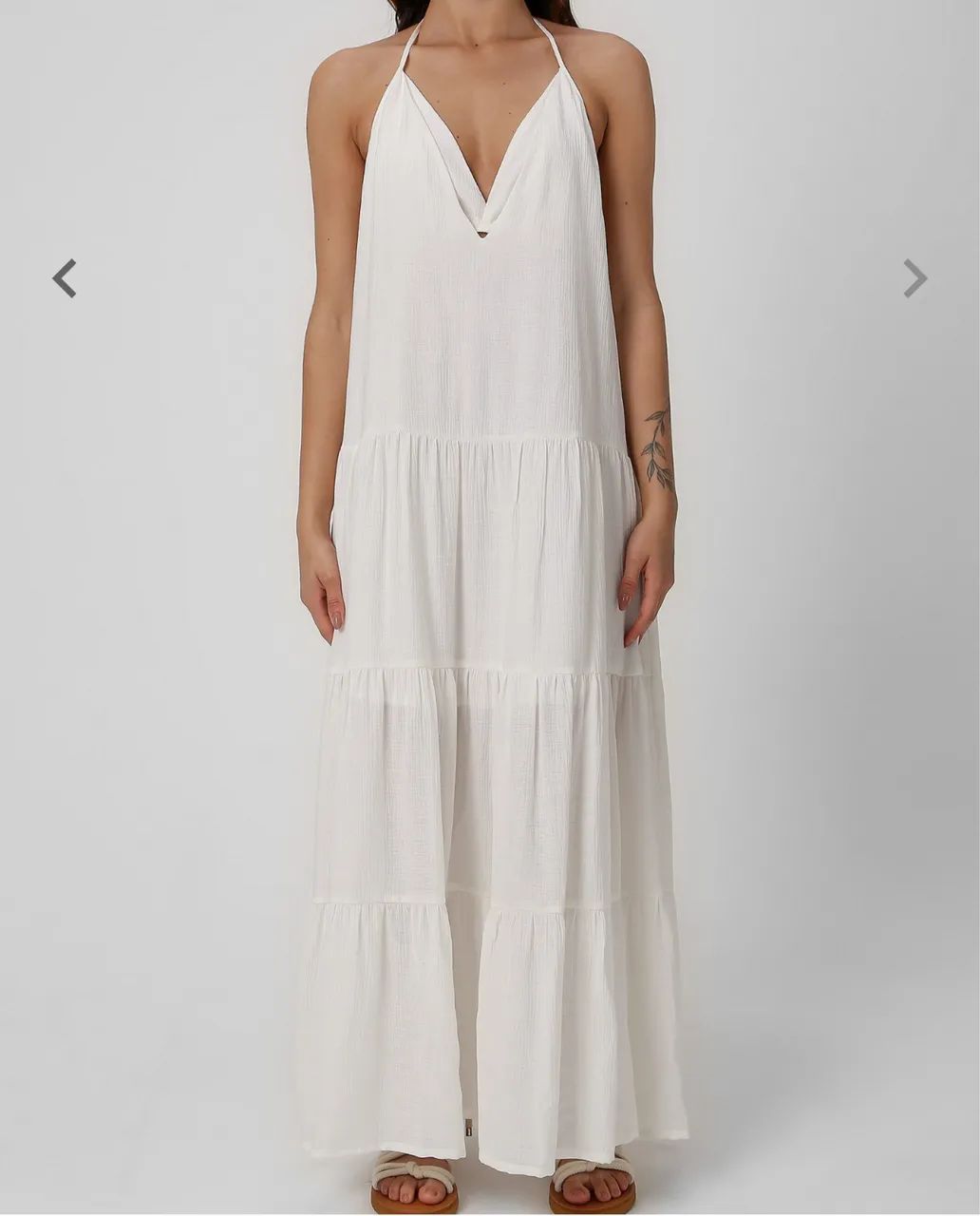 Vestido longo branco  - Foto 2