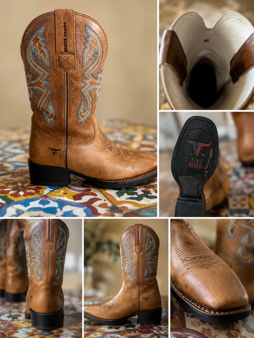 Bota Texas country Usada-excelente - Foto 5