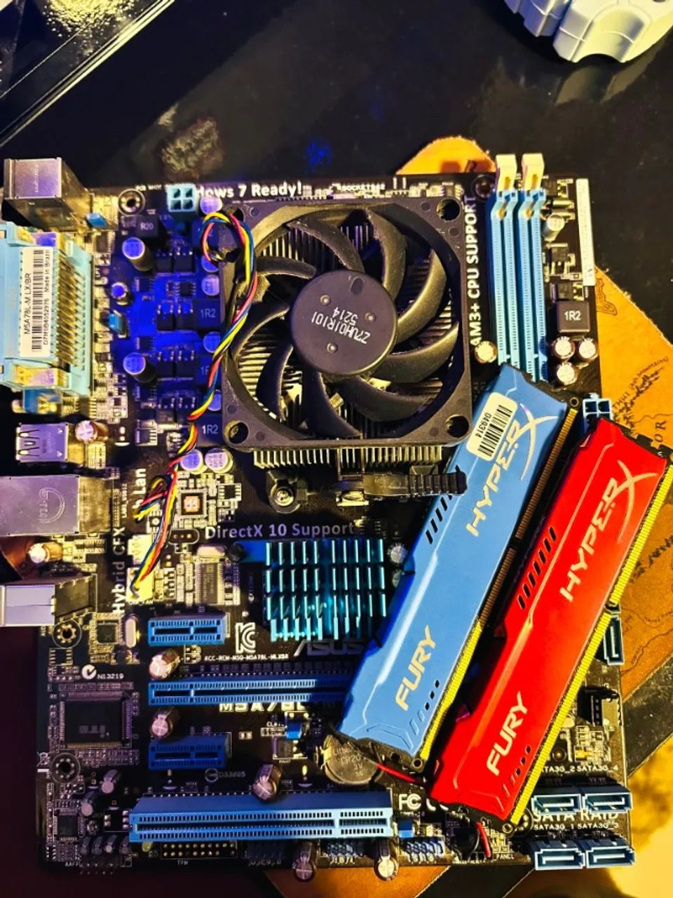 Placa Mãe Asus (kit usado) - Foto 2