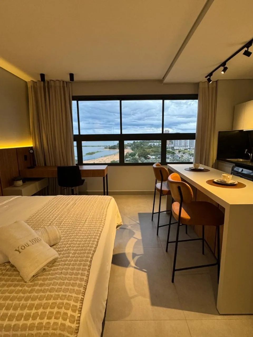 Flat de Luxo na Orla de Palmas - Mobiliado e Vista Definitiva para o Lago - Foto 7