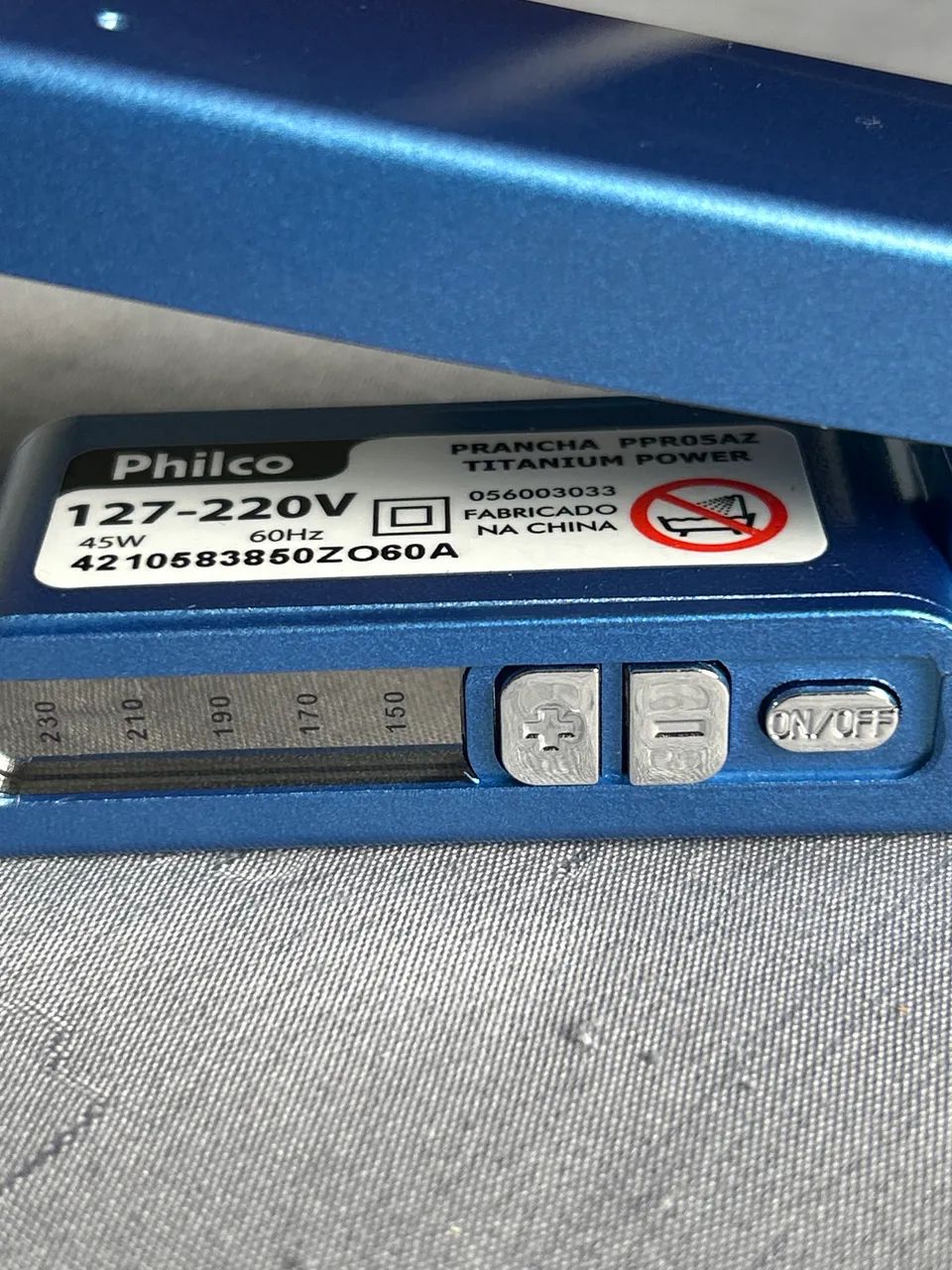 Chapinha Philco titanium power 230ºC 127-220V  - Foto 3