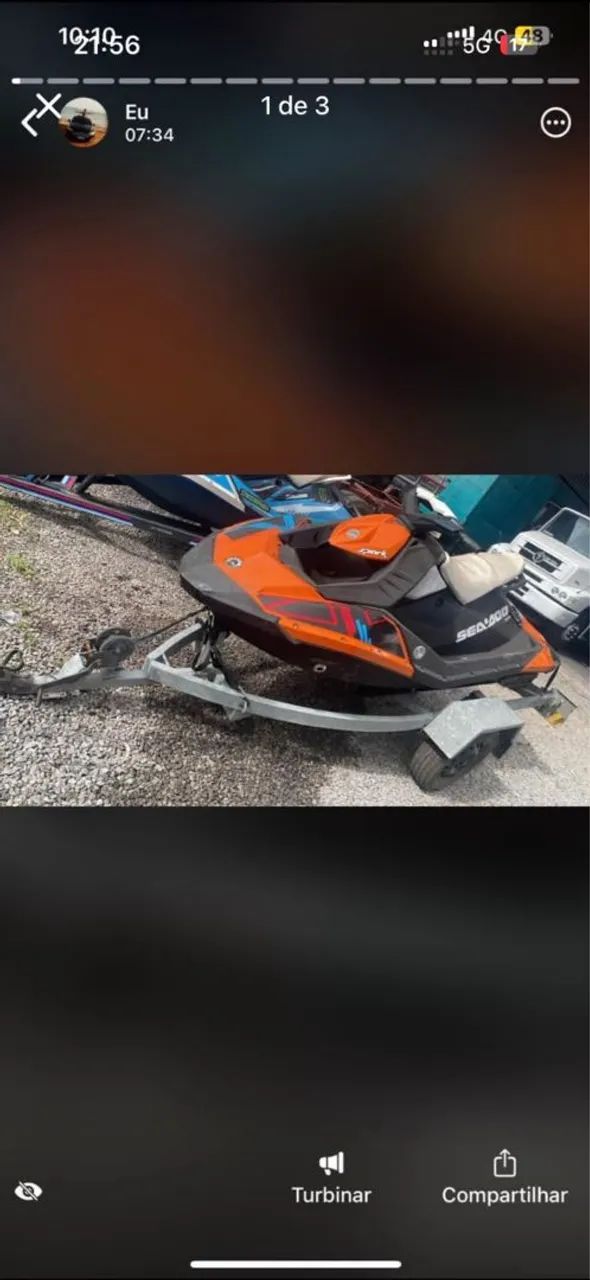 Jet-ski Spark 2017 + Carretinha  - Foto 2