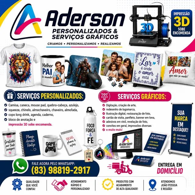 Serviços Gráficos e Personalizados