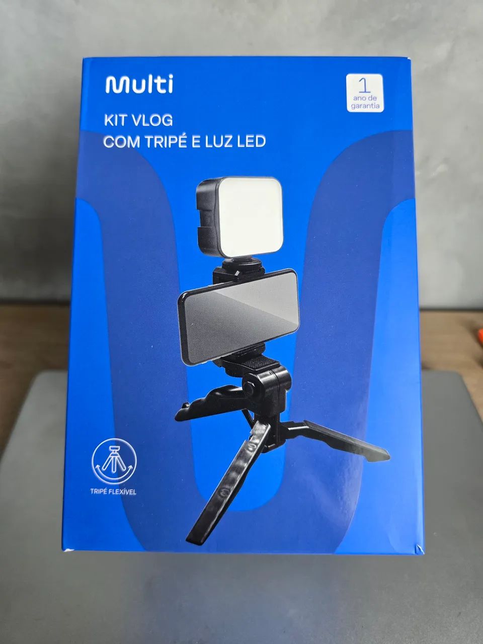 Tripé com luz led