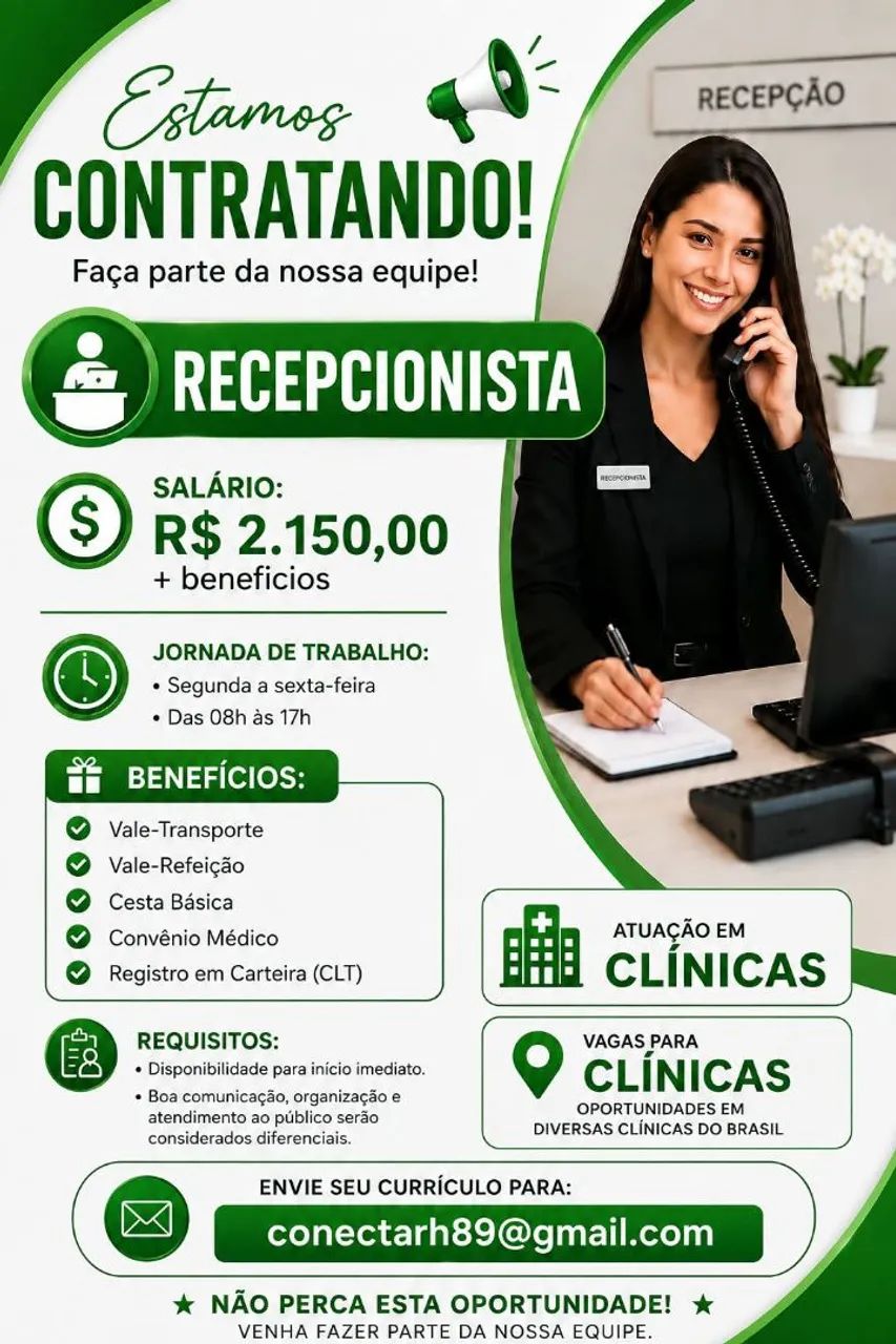 Vaga de emprego palmas Tocantins  - Foto 4