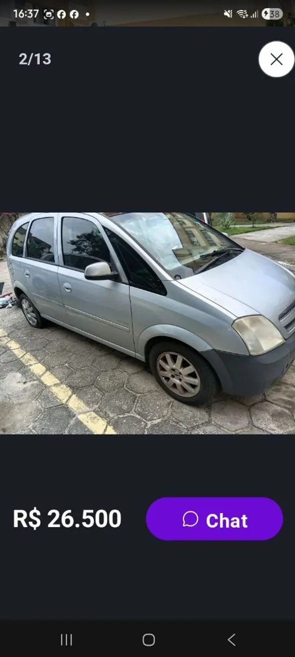 Chevrolet Meriva Meriva Maxx 1.4 MPFI 8V ECONOFLEX 5p 2012