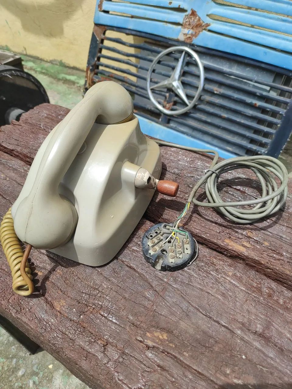 Telefone Antigo,Manivela: