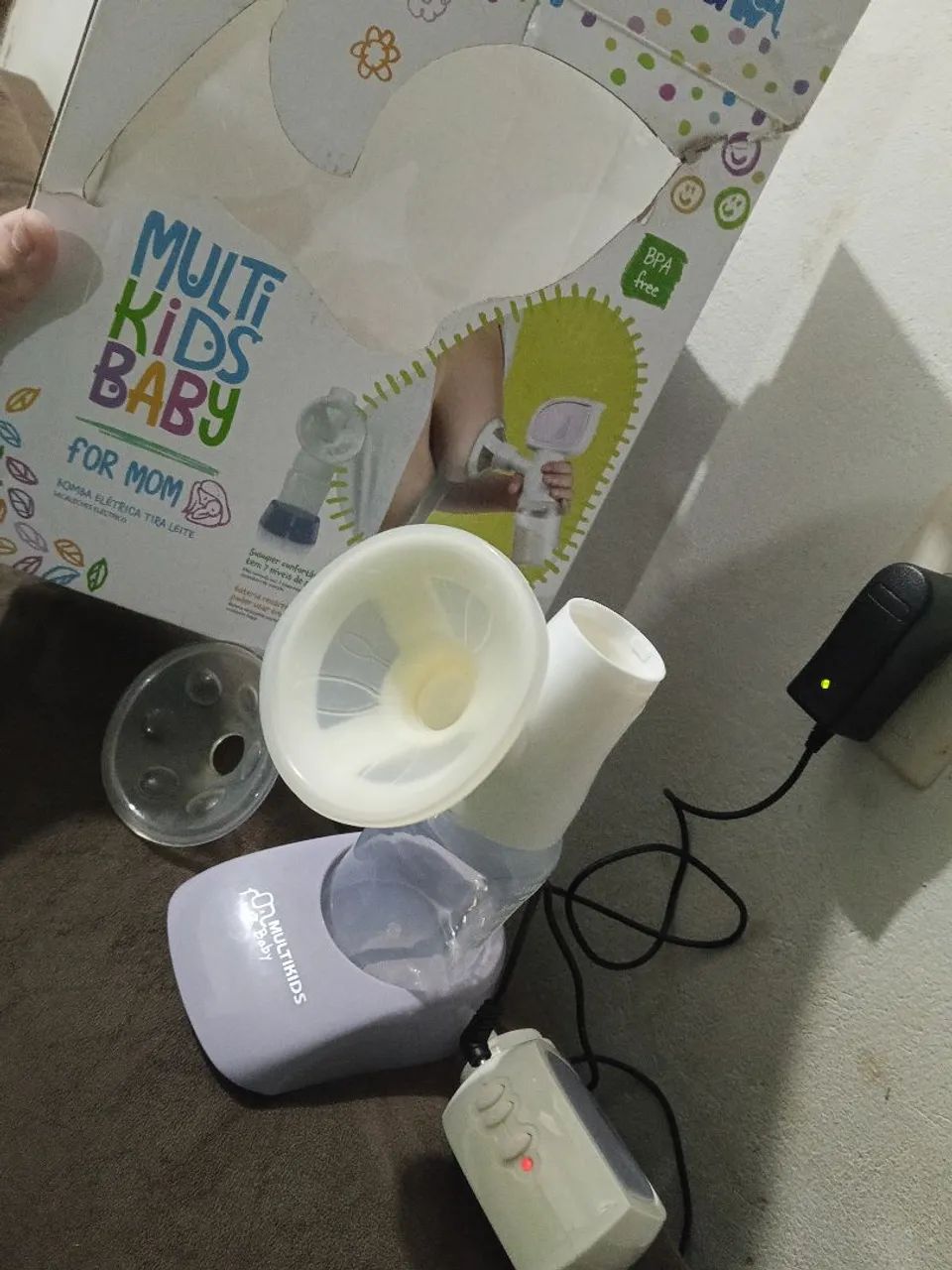 Bomba elétrica tirar leite 