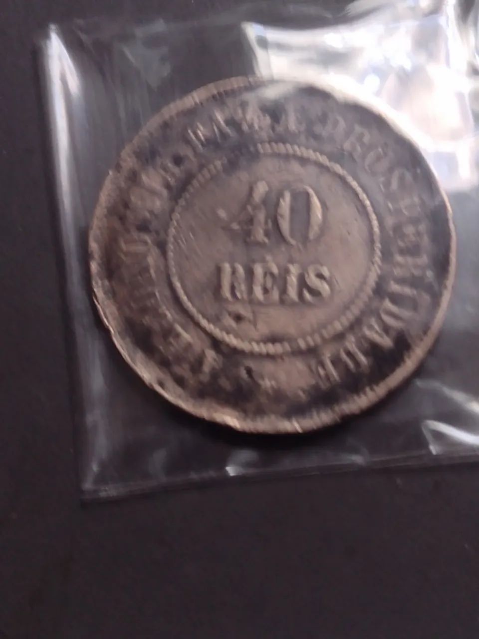 Moedas de 40 reis de 1908