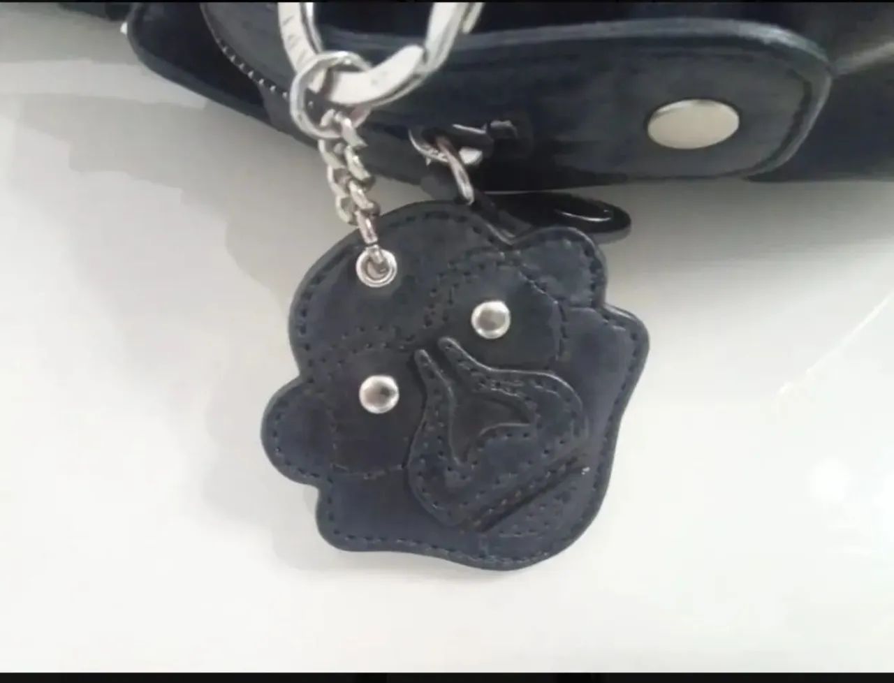 Bolsa Kipling Original de Couro Preta - Foto 3