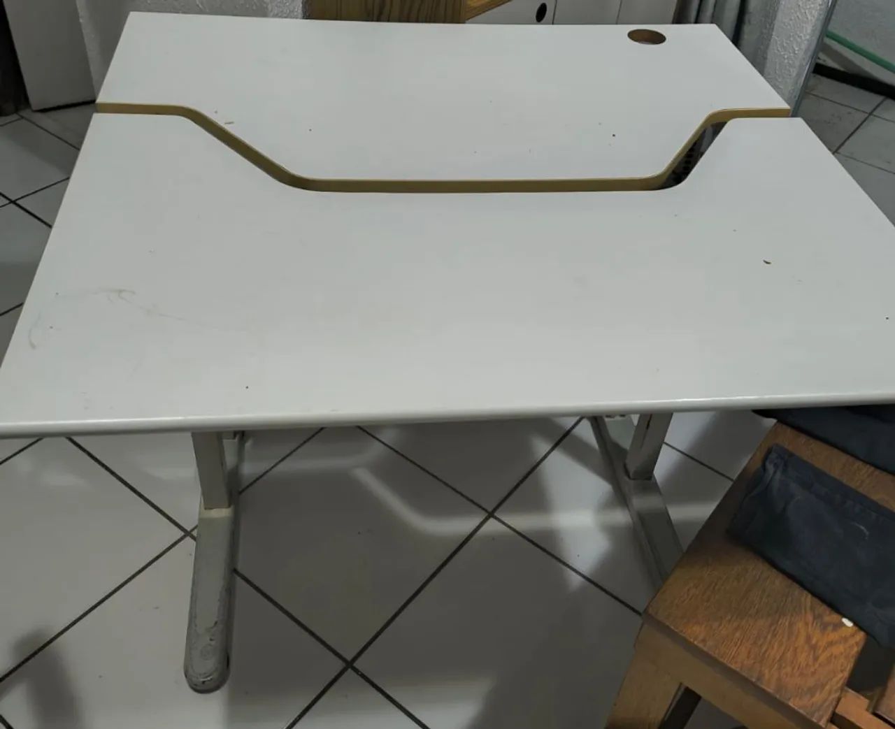 Mesa ajustável + cadeira (escritório) - Foto 4