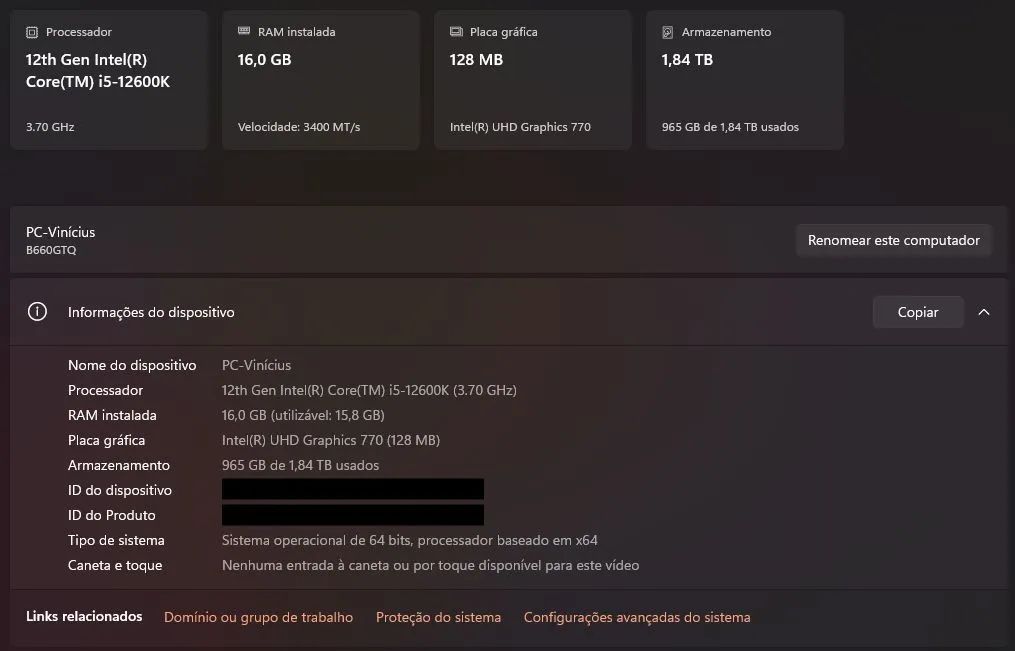 PC I5 12600k, 16GB, 2TB, B660 Wi-Fi e Bluetooth  - Foto 4