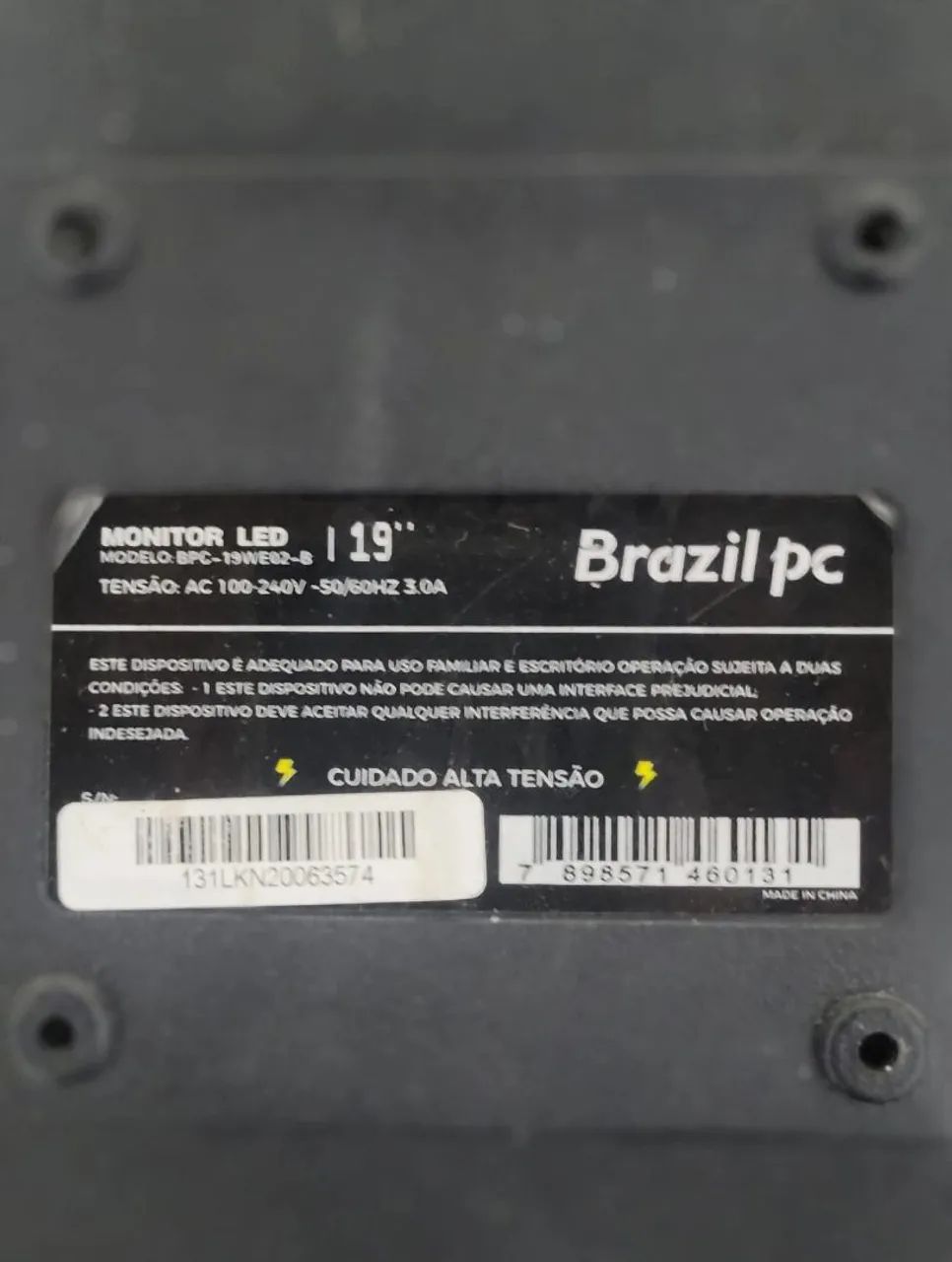 V/T monitor Brazil Pc 18 polegadas - Foto 3