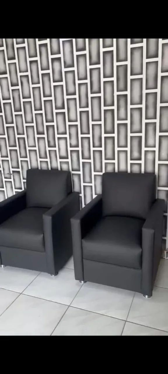 Poltronas em top couro  sob encomenda RS 360,00 unidade, contato 98- *  - Foto 2