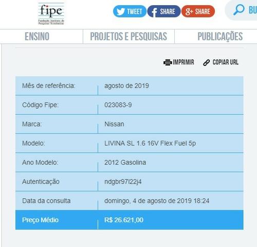 Livina 1.6 SL Compl + couro, Ipva 2019 Pago - Foto 17