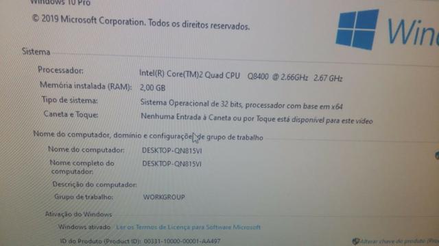 Computador Intel Core 2 Quad Q8400 2,67 GHz 2GB de Ram Hd de 500 GB Parcelo 10X no cartão - Foto 2
