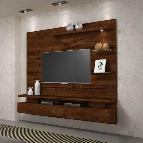 Painel para TV até 65 Polegadas Sintra Rustico Malbec - usado - Foto 2