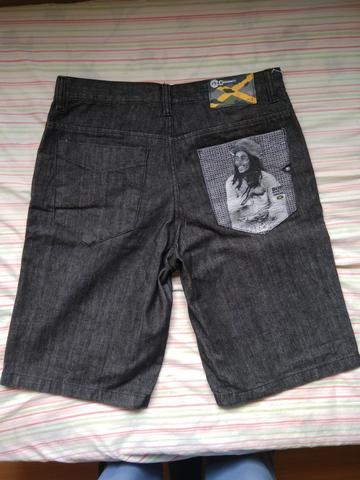 Calção jeans Chronic 42 como novo - Foto 2