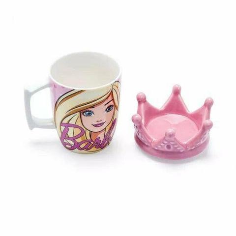Caneca Barbie com coroa - Foto 2