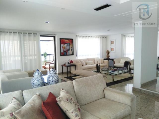 Apartamento para venda em salvador, horto florestal, 4 dormitórios, 4 suítes, 6 banheiros,
