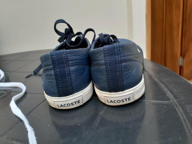 Tênis LACOSTE original semi usado - Foto 3