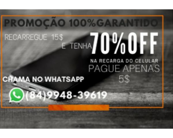 Promoção de recarga de celular