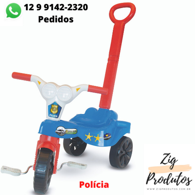 Triciclo Infantil Velocipe Bob Com Empurrador - Promoção Produtos Novos - Foto 5