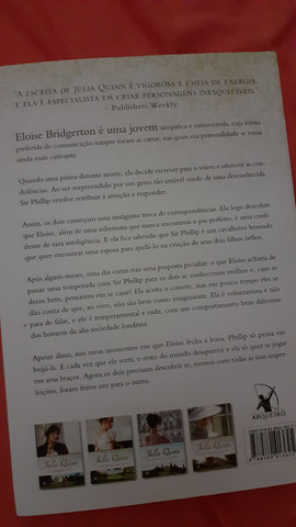 Livro Para Sir Phillip, com amor de Os Bridgertons - Foto 2
