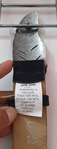 Cinto John John - Pena Couro - Foto 3