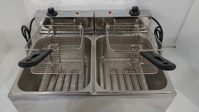 Fritadeira elétrica e tacho elétrico nova com garantia em inox  - Foto 4