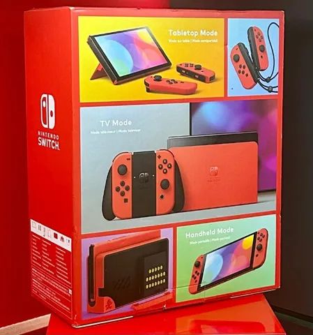 Nintendo Switch Oled 64GB Mario Vermelho - Produto Novo , Lacrado e Com  Garantia - Videogames - Cerqueira César, São Paulo 1249625345