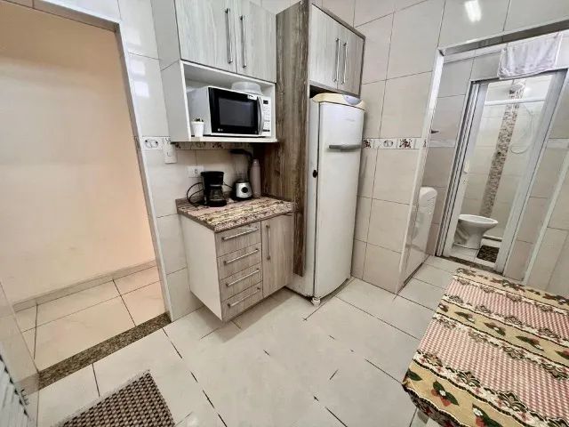 Excelente apto 2 qtos, frente praia, c/ garagem, Praia Gonzaga , Santos - Foto 6