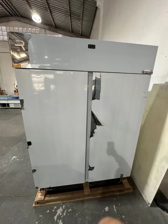 Geladeida 2 portas de carne refrigerada inox refrimate 