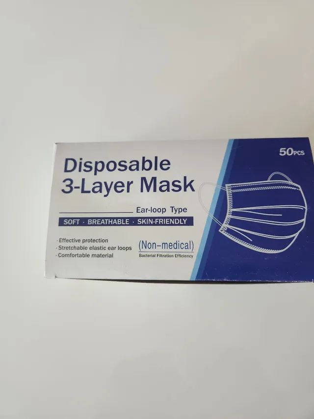 Máscaras descartáveis 50 unidades  - Foto 3