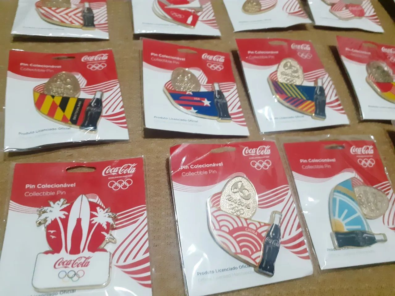 Pins Coca-Cola Rio 2016 - novos 23 pins - Foto 5