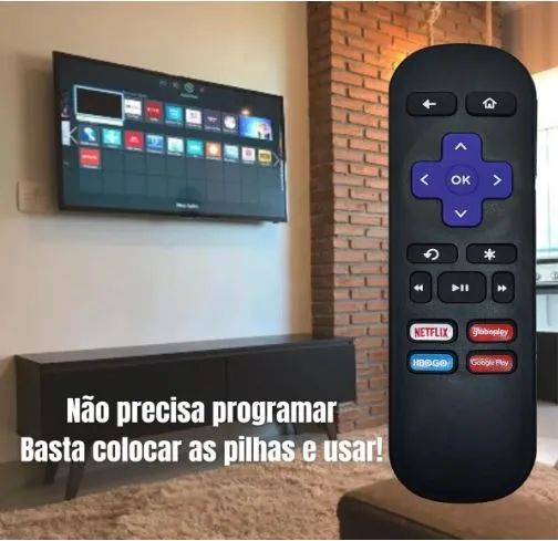 Controle Remoto Compatível com Roku Smart TV Modelos Express - Foto 3