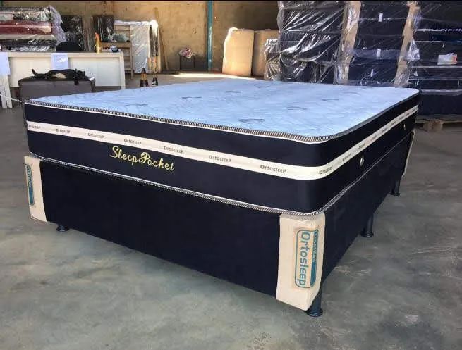 Cama casal a pronta entrega colchão confortável nova