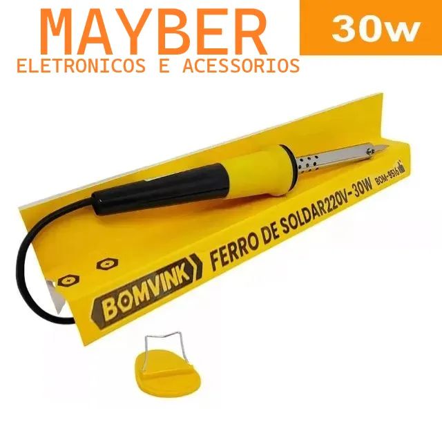 Ferro De Solda Profissional Com Suporte 60w 220v MAYBER