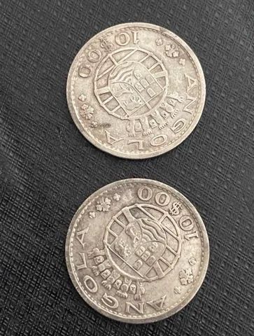 Moedas de prata - República Portuguesa / Angola  - Foto 2