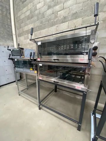 FORNO DE GUILHOTINA A GÁS UMA CÂMARA 80X60X25 FR/LAT AÇO INOX - METALMAQ  - Foto 5