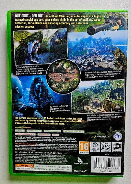 Jogo Sniper Ghost Warrior Xbox 360 original - Foto 6