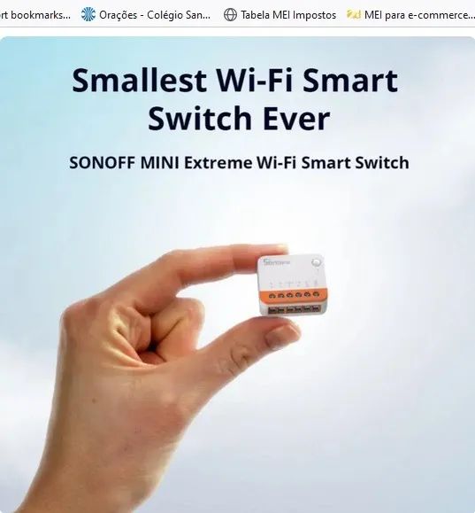 Sonoff Mini R4 Extreme - Lâmpadas e Tomadas - Relé Automação - Alexa e Google Home - Foto 4