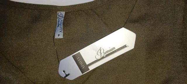 Vestido Aishty curto com cinto verde - Foto 4