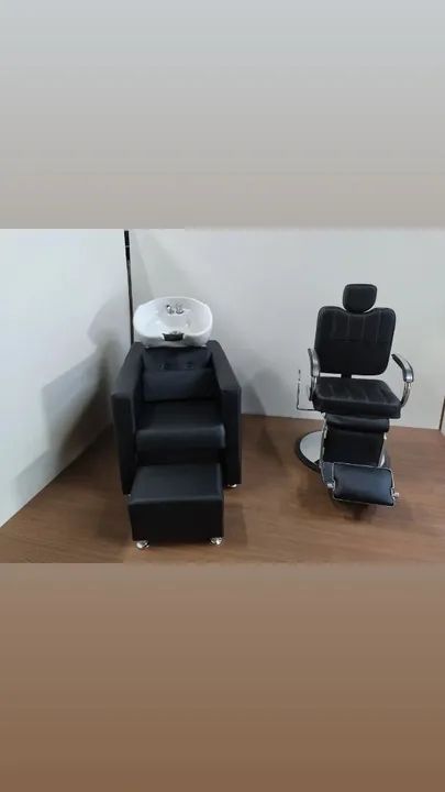  cadeira e lavatório para barbeiro  - Foto 4