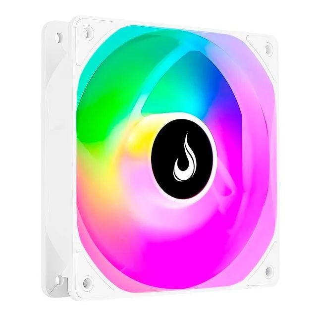 Cooler FAN Frost White 120mm, RGB, Branco, RM-MB-02-5V | Rise Mode