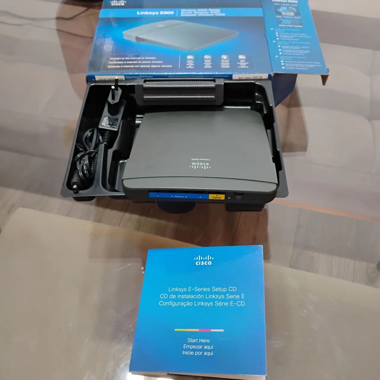 Roteador Wireless 300Mbps E900-BR - Linksys - Foto 4